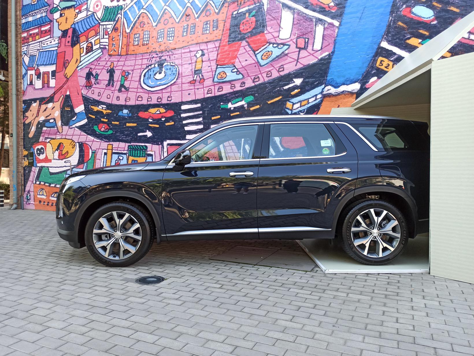 三天后发布 现代旗舰SUV Palisade抢先实拍
