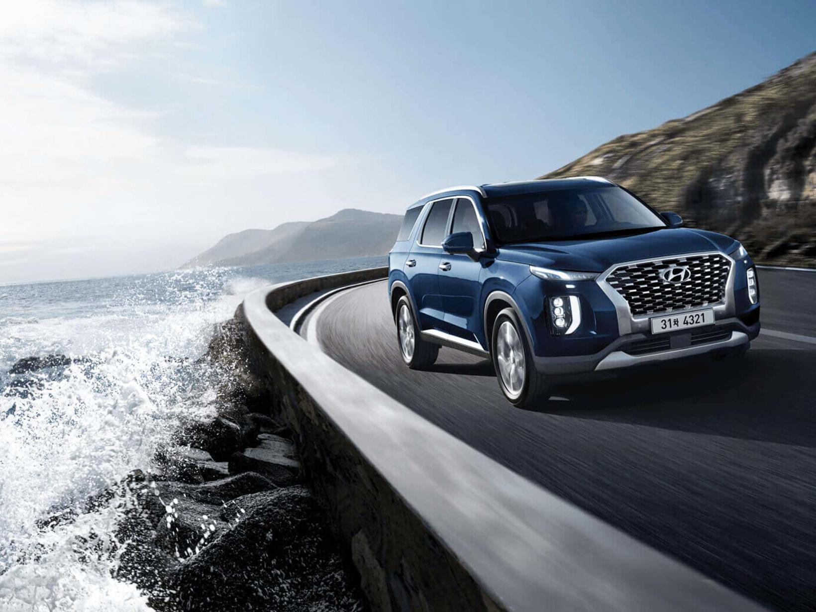 三天后发布 现代旗舰SUV Palisade抢先实拍