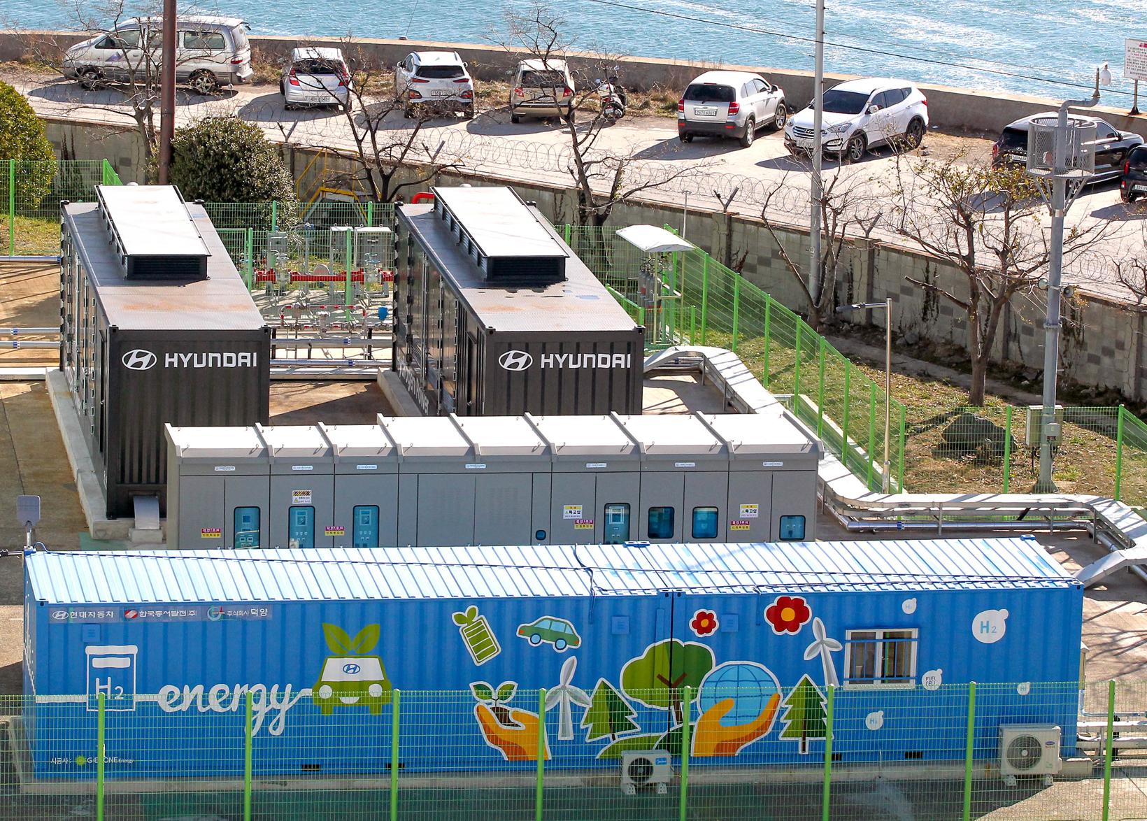 以NEXO氢燃料电池技术为基础  现代汽车氢燃料电池发电项目正式竣工并示范运营