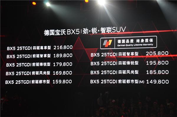 宝沃BX5杀入上海市场 征服魔都各类路况