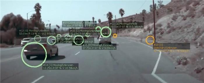 黑客发布Autopilot破解图片 解释Autopilot视觉系统符号含义