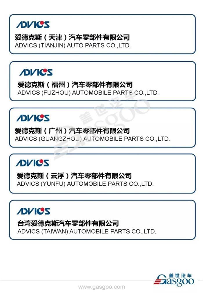 丰田汽车零部件主要供应商爱信精机在华产业布局