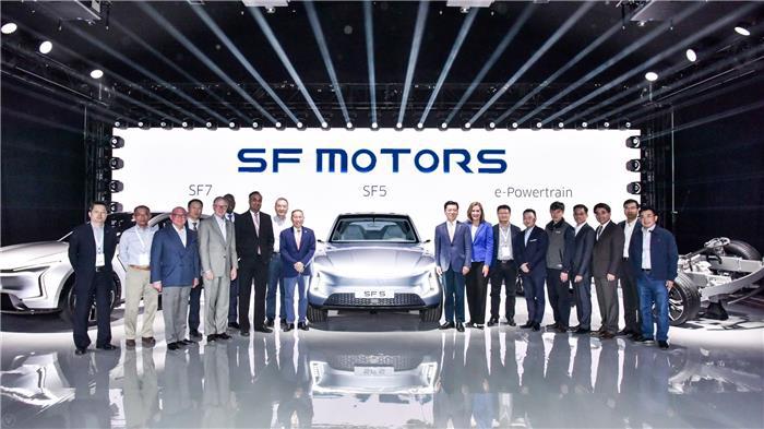 SF MOTORS两款新车全球首发  定位智能纯电动SUV