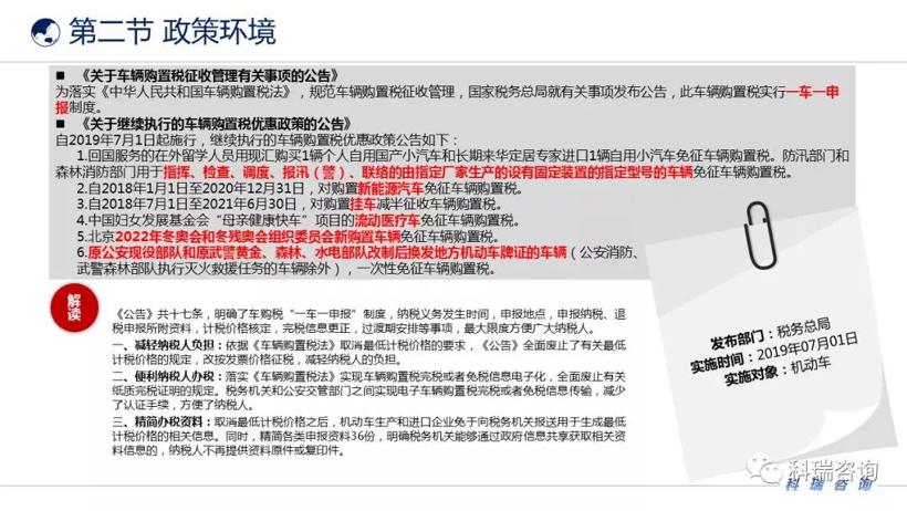 2019年6月汽车产业发展环境分析