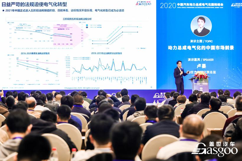 盖世汽车研究院卢晏：动力总成电气化的中国市场前景