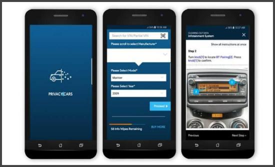 Privacy4Cars应用可擦除车载信息娱乐系统内的信息 保障用户隐私安全