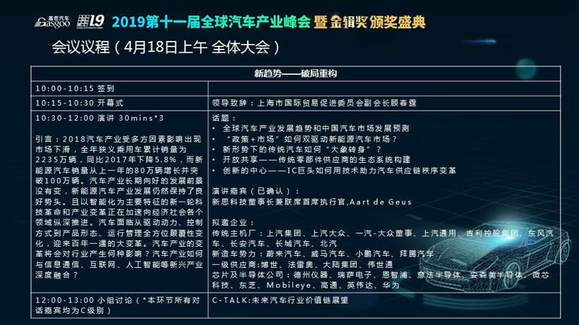 “低碳无忧 畅享出行”长安汽车动力研究院副院长邀您参加4月峰会！