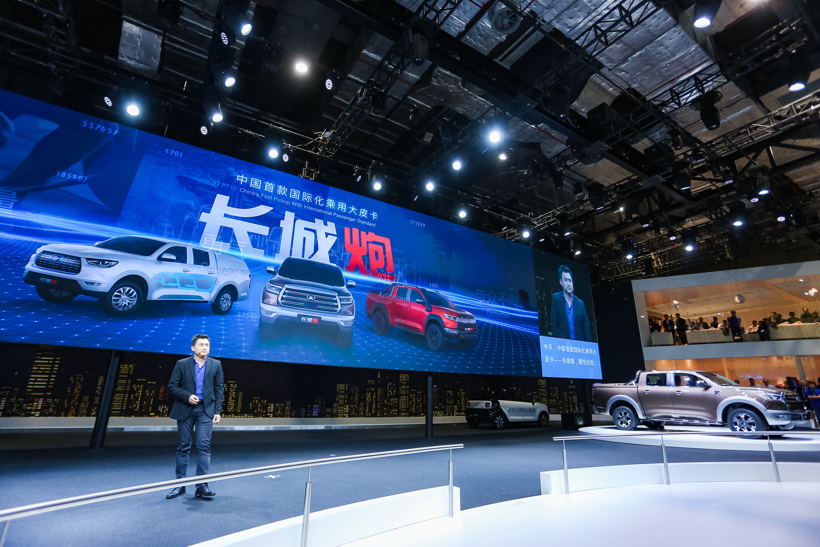 2019上海车展：乘用皮卡、越野皮卡、商用皮卡 中国首款乘用化大皮卡长城炮全球首发