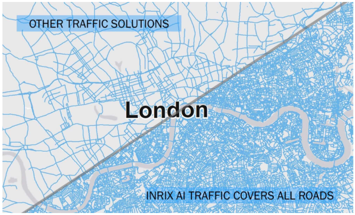 INRIX推INRIX AI Traffic 利用深度学习提供精确交通信息
