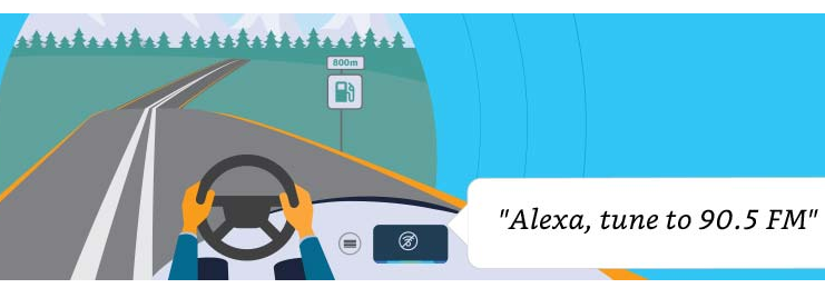 亚马逊发布Alexa Auto SDK 2.0 能在无网络连接的情况下使用部分功能