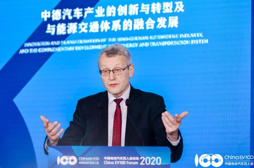 【2020电动汽车百人会】Winfried Horstmann：中德将共同探讨汽车新技术的发展