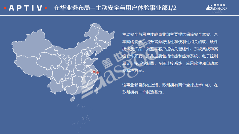 安波福&德尔福2020在华生产研发布局 | 盖世整理