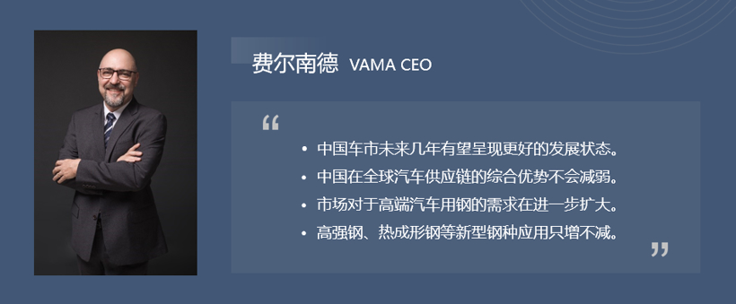 C Talk | VAMA费尔南德：中国车市有望呈现更好发展状态，高强钢应用只增不减