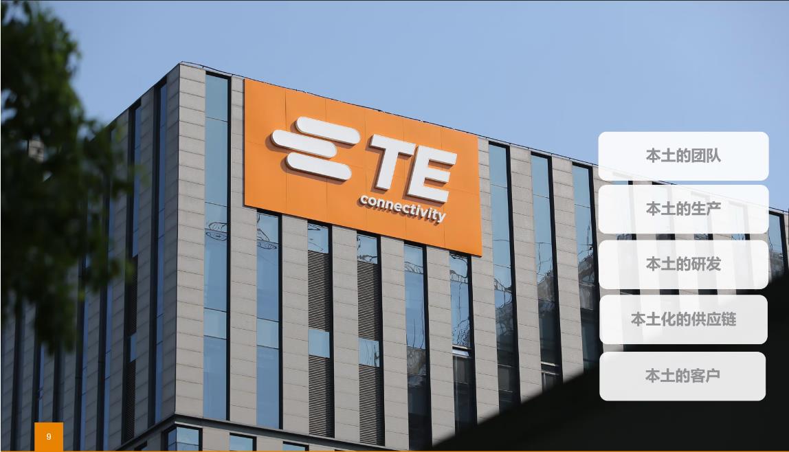 利用新四化窗口，TE进一步发力中国市场